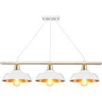 Modelight Arya Üçlü Avize Beyaz Gold - 3 - Beyaz - Gold