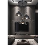 Modelight Esta 3Lu Avıze Sıyah Salon-Oturma Odası-Cocuk Odası-Yemek-Yatak Odası--Antre-Mutfak