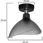 Modelight Esta Tekli Füme Plofonyer Avize - 1