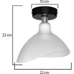 Modelight Esta Tekli Şeffaf Plofonyer Avize - 1