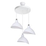 ModeLight Esta Üçlü Opal Avize Beyaz