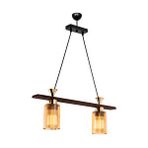 ModeLight Gelina 2'li Avize Gold Bal Ceviz