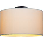 Modelight Goza 38CM Silindir Plafonyer Avize Hasır Krem