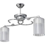 Modelight Işıl 2'li Optik Şeffaf Camlı Avize
