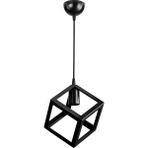 Modelight Küp Siyah Tekli Avize - MNG.8514