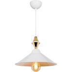 Modelight Maya Karo Beyaz/gold Ikili Yemek Odası Oturma Odası Salon Mutfak Avize - Gold - Beyaz