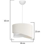 Modelight Nilay sarkıt krem - 1