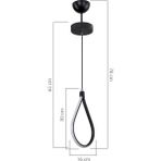 Modelight Rain Tekli LED Sarkıt - Günışığı - Siyah