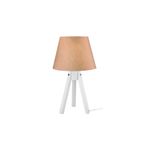 Modelight Tripod Abajur Beyaz Ayak / Kum Beji Sapka Mdl.2643