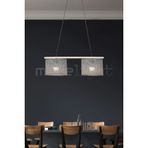 Modelight Zıgana 2Lı Avıze Naturel-Sıyah Artı Desenlı Salon-Oturma-Cocuk-Yemek-Yatak Odası--Antre-Mutfak