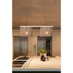 ModeLight Zigana 2'li Naturel Kahve Artı Desenli Avize Kahverengi
