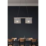 ModeLight Zigana 2'li Naturel Siyah Artı Desenli Avize