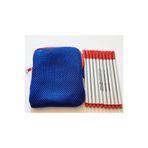 Modellino 10'lu Fineliner 04mm Keçe Uçlu Kalem - Piano 10 Adet Tek Renk Seçenekli + Mavi Kalemlik Çantasıyla
