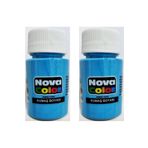 Modellino 2'li Nova Color Şişe Kumaş Boyası Forma Tişört Tekstil Çanta Ayakkabı Boyası Renk Seçenekli 30ml