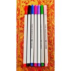 Modellino 7'li Pembe Yeşil Mor Fuşya Lacivert Siyah Kırmızı Piano Fineliner Keçeli Kalem