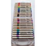 Modellino Akrilik Marker Kalem Şeffaf Beyaz Plastik Çantalı / 24-36-48-60 Renk Seçenekli Acrylic Painter - 24 Renk