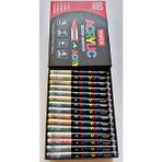 Modellino Brush Akrilik Marker Ufen Fırça Uçlu Akrilik Kalem Markör - 12 / 24 / 60 Renk Seçenekli - 60 Renk Fırça Uçlu Marker
