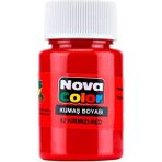 Modellino Nova Color Kırmızı Kumaş Boyası 30ML Renk Seçenekli Tek Şişe Özellikli