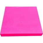 Modellino Yapışkanlı Kare Not Kağıdı Ufen Postit 75X75CM 100 Yaprak - Tek Renk Pembe 1 Paket