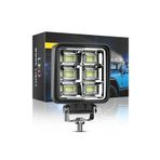 MODELPAZAR Off Road Geniş Açı 4 inç 48 Led 144 WATT İş Makinesi Kamyon Traktör Projektör Çalışma Sis Lambası