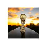 Modeltek Fifa Dünya Kupası Gold Kaplama Futbol 25 Cm