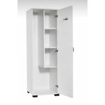 MODENZA %100 MDF Çok Amaçlı Temizlik ve Ütü Masası Dolabı-Beyaz