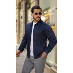 Moderie Butik Erkek Süet Ceket Gömlek - Lacivert