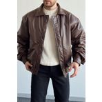 Moderk Oversize Vintage Erkek Deri Ceket