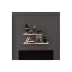 Modern 2'Li Uçan Raf Çok Amaçlı Duvar Rafı Organizer %100 Mdf Kitaplık Mutfak Banyo Rafı Drf03 Meşe