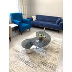Modern 3 Top Orta Sehpa Salon-Oturma Odası - FÜME - BEYAZ