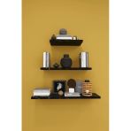 Modern 3'Lü Uçan Raf Çok Amaçlı Duvar Rafı Organizer %100 Mdf Kitaplık Mutfak Banyo Rafı Drf05 Royal Mermer