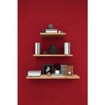 Modern 3'lü Uçan Raf Çok Amaçlı Duvar Rafı Organizer %100 MDF Kitaplık Mutfak Banyo Rafı DRF05