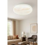 Modern 52 cm 3 Renkli Büyük Plafonyer LED Avize - 1BW-Beyaz - Seçenek 1