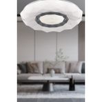 Modern 61W Ledli Tekli Beyaz Avize, Oturma Odası ve Koridor Için Şık Tasarım - Ahşap - Bej - Siyah - Seçenek 1