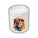 Modern Aslan Baskılı Küllük Kül Tablası