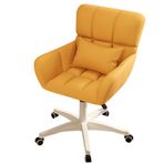 Modern Ayarlanabilir Ofis Koltuğu 360 ° Döner Tekerlekler Orta Arka Geniş Koltuk Ev Ofis Bilgisayar Masası Makyaj Ergonomik Görev Koltuğu için İdeal