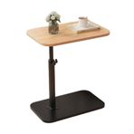 Modern Ayarlanabilir Yükseklik C Sehpa 360° Döner Küçük Sehpa, Çekyat veya Küvet için C Şekilli Sehpa (45x30 cm) Çok Yönlü ve Yer Tasarruflu Tasarım