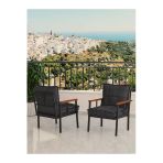 Modern Balkon, Bahçe, Cafe, Metal Koltuk, Kanepe Tekli - Antrasit