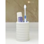 Modern Banyo Düzenleyici - Diş Fırçalık - 10CM - Beyaz