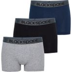 Modern Basics Shorty 3'lü Gri-Lacivert-Siyah-126 Boxer C2T7N4O9 - 2XL - Renkli