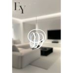 Modern Beyaz Imza Model Tek Renk (Beyaz&Sarı&Günışığı) Lüks LED Avize - Beyaz Led Işık