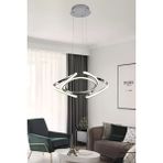 Modern Beyaz Krom Sarkıt LED Avize, Salon, Mutfak ve Oda Dekorasyonu - Ahşap - Bej - Seçenek 1
