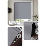 Modern Blackout %100 Karartma Çizilmez Stor Perde Alüminyum Kasalı Yüksek Kaliteli / K. GRİ BLX/W15 W005/BLX