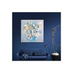 Modern Büyük Boy El Yapımı Yağlı Boya Tablo 125x125cm