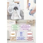 Modern Çerçeve Desen Baskılı Kaymaz Yıkanabilir Salon Oturma Odası Mutfak Balkon Halısı Yolluk 80 X 200 Cm Yeşil
