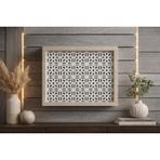 Modern Dekoratif Duvara Asılabilir Sigorta Ve Modem-wifi Saklama Kutusu 30x40 Cm Derinlik 10Cm