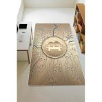 Modern Dijital Baskı Kaymaz Taban Çocuk Ve Genç Odası Halısı H0276 Renkli 120 X 180