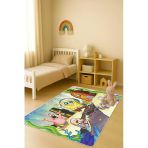 Modern Dijital Baskı Kaymaz Taban Çocuk Ve Genç Odası Halısı H0470 Renkli 180 X 280