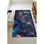 Modern Dijital Baskı Kaymaz Taban Çocuk Ve Genç Odası Halısı H0482 Renkli 120 X 180