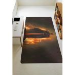 Modern Dijital Baskı Kaymaz Taban Çocuk Ve Genç Odası Halısı H0489 Renkli 140 X 200
